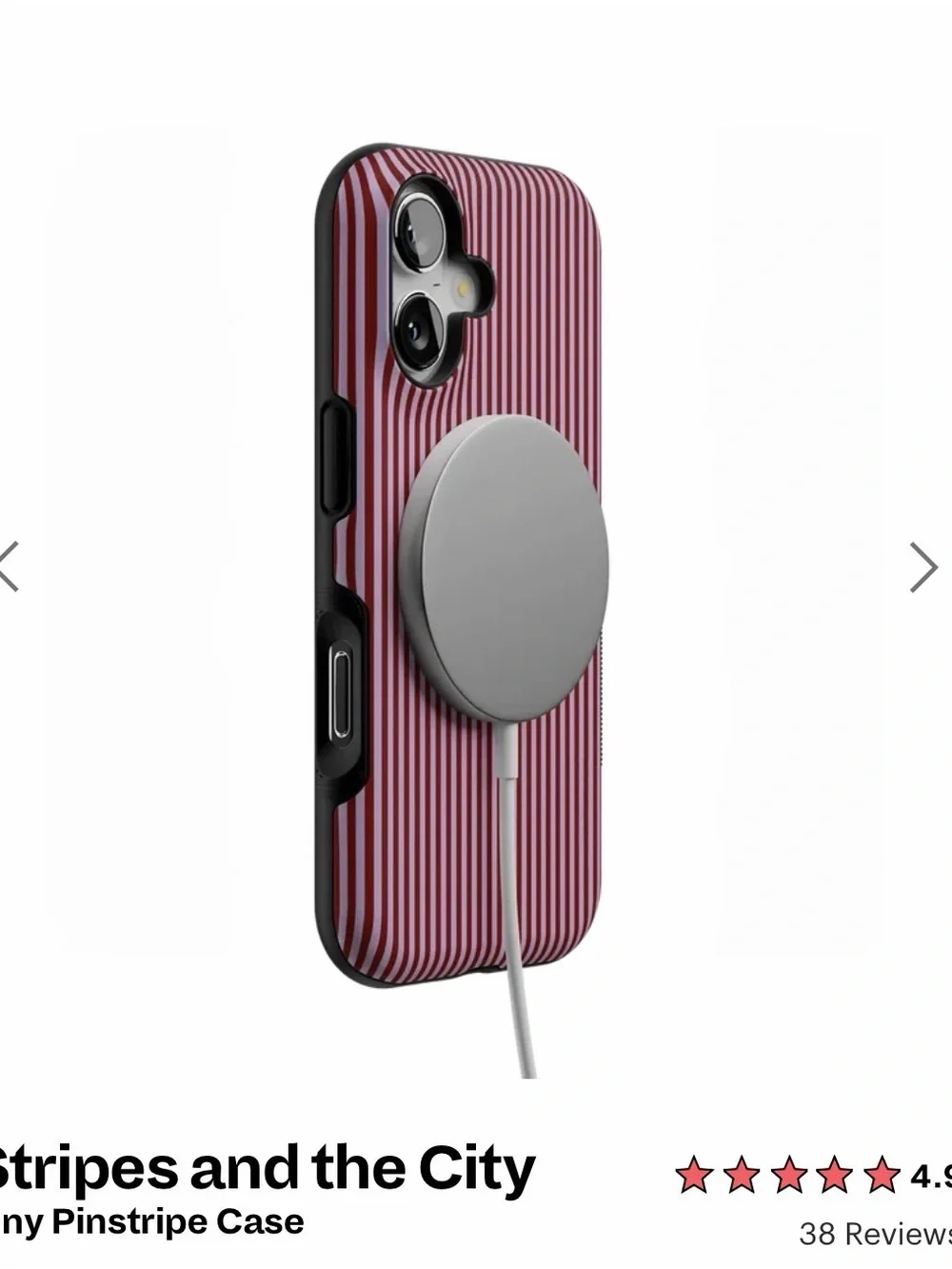 Pinstripe case (iPhone 17)